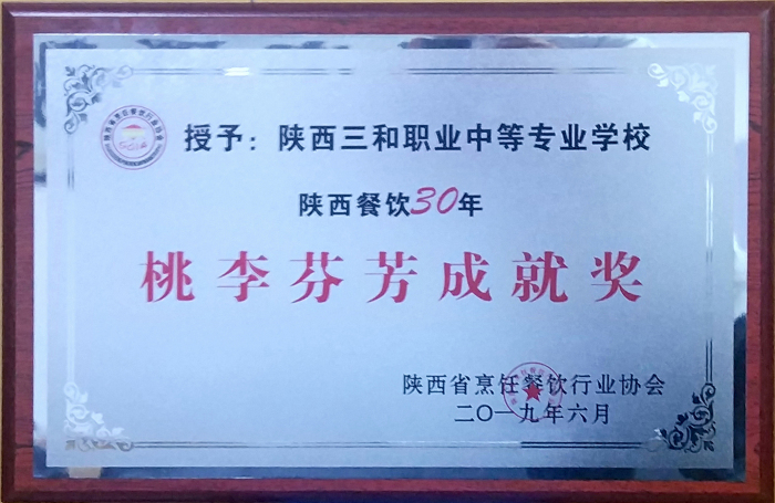 陕西三和职业中专喜获行业大奖